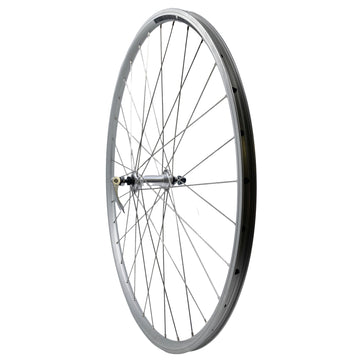 Alex DC19 700c Doublewall Hybrid Silver QR Front Wheel - The Bikesmiths