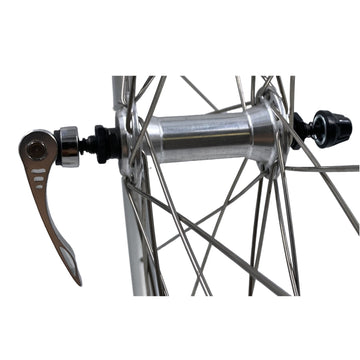 Alex DC19 700c Doublewall Hybrid Silver QR Front Wheel - The Bikesmiths