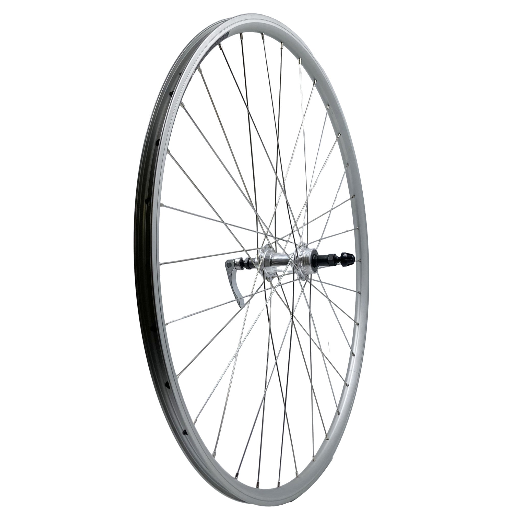 Alex DC19 700c Doublewall Hybrid Silver QR Freewheel Rear Wheel