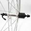 Alex DC19 700c Doublewall Shimano HG Hybrid Silver QR Rear Wheel-4