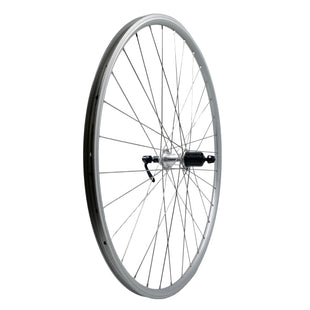 Alex DC19 700c Doublewall Shimano HG Hybrid Silver QR Rear Wheel