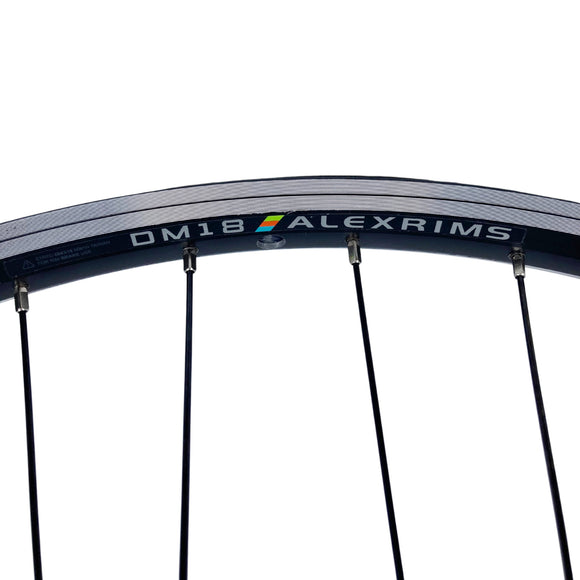 Alex DM18 27.5-inch 9x100 FRONT 10x135 REAR QR HG Disc 36h Wheelset