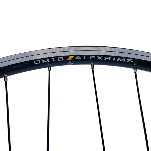 Alex DM18 27.5-inch Black FRONT Disc 36h Wheel 9x100 QR Alex
