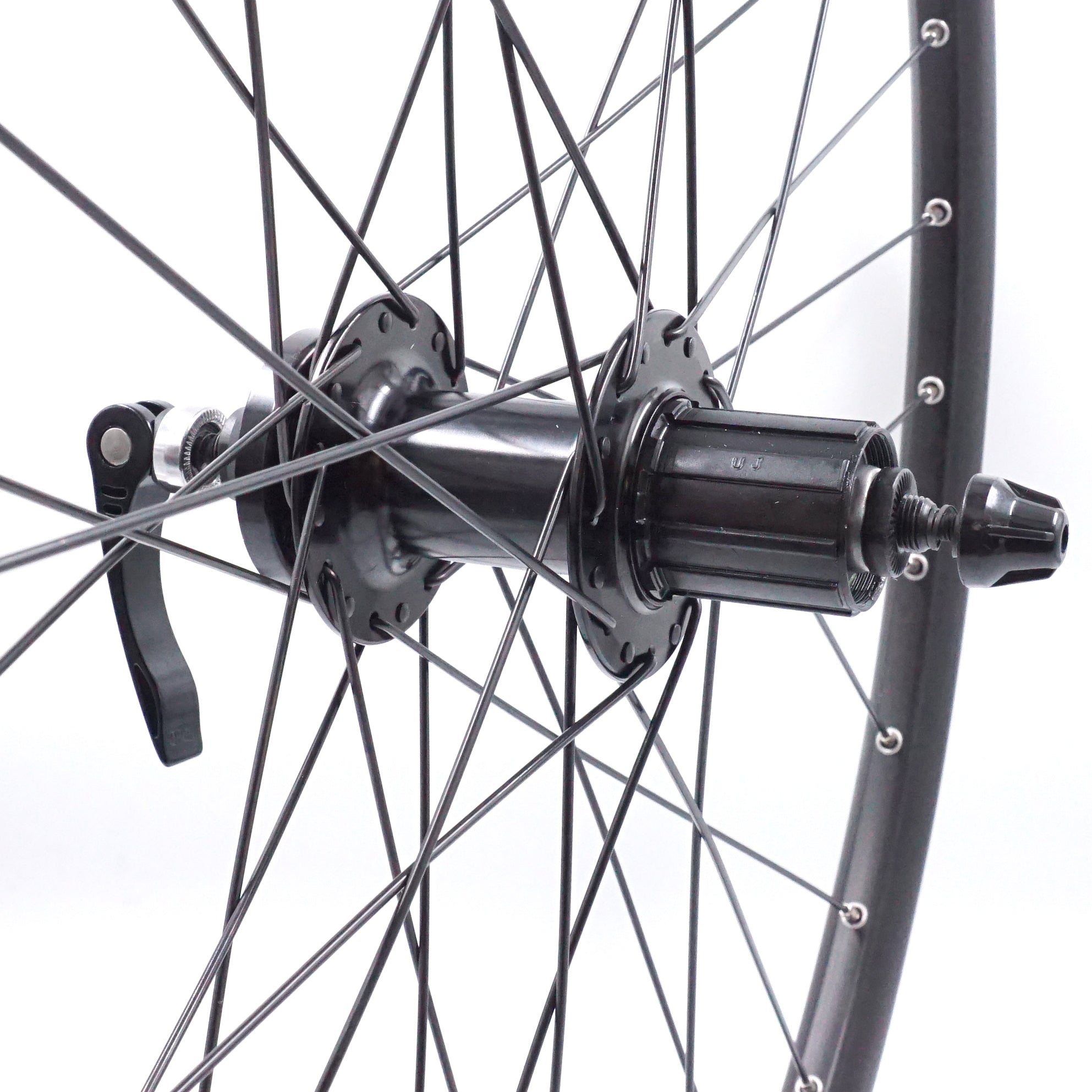Alex XD-Elite 27.5 Inch Black Front and Rear QR 6-Bolt Disc HG Cassette Type Wheelset