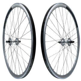 Alex AT550 700c 9x100 Front 10x120 Rear Track Fixed/Freewheel Wheelset Silver Alex