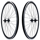 Alex AT550 700c 9x100 Front 10x120 Rear Track Fixed/Freewheel Wheelset Black Alex