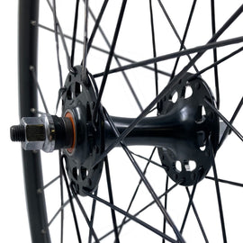 Alex AT550 700c 9x100 Front 10x120 Rear Track Fixed/Freewheel Wheelset Black Alex