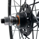 Alex AT550 700c 9x100 Front 10x120 Rear Track Fixed/Freewheel Wheelset Black Alex