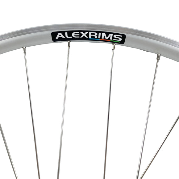 Alex DA22 700c Silver Formula Double Wall QR Cassette type Road Bike Wheelset