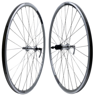 Alex DA22 700c Silver Formula Double Wall QR Cassette type Road Bike Wheelset