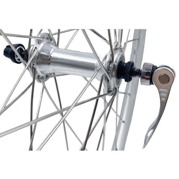 Alex DA22 700c Silver Formula Double Wall QR Cassette type Road Bike Wheelset