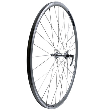 Alex DA22 700c 9x100 QR Front Silver Road Bike Wheel Alex