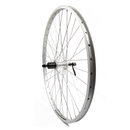 Alex DM18 26-inch 10x135 QR Rear Doublewall HG Cassette Type Silver Wheel-1