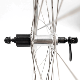 Alex DM18 26-inch 10x135 QR Rear Doublewall HG Cassette Type Silver Wheel - 0