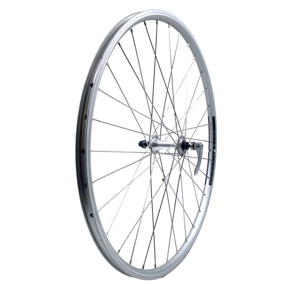 Alex DH19 26-Inch Front 9x100 QR Wheel Silver