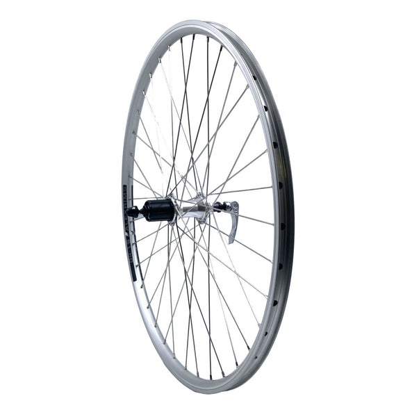 Alex DH19 26-Inch Rear 10x135 QR HG Cassette Type Wheel Silver