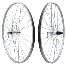 Weinmann 700c Silver AS23X Alloy QR 8-10 Speed 130mm Road Bike Wheelset - The Bikesmiths