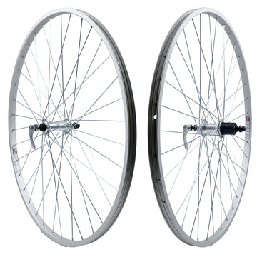 Weinmann 700c Silver AS23X Alloy QR 8-10 Speed 130mm Road Bike Wheelset - The Bikesmiths