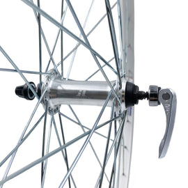 Weinmann 700c FRONT Silver AS23X Alloy QR Wheel - The Bikesmiths
