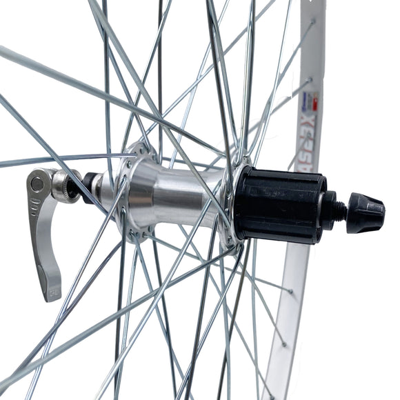 Weinmann 700c REAR Silver AS23X QR 130mm Road Bike 8-10 Speed Wheel - The Bikesmiths