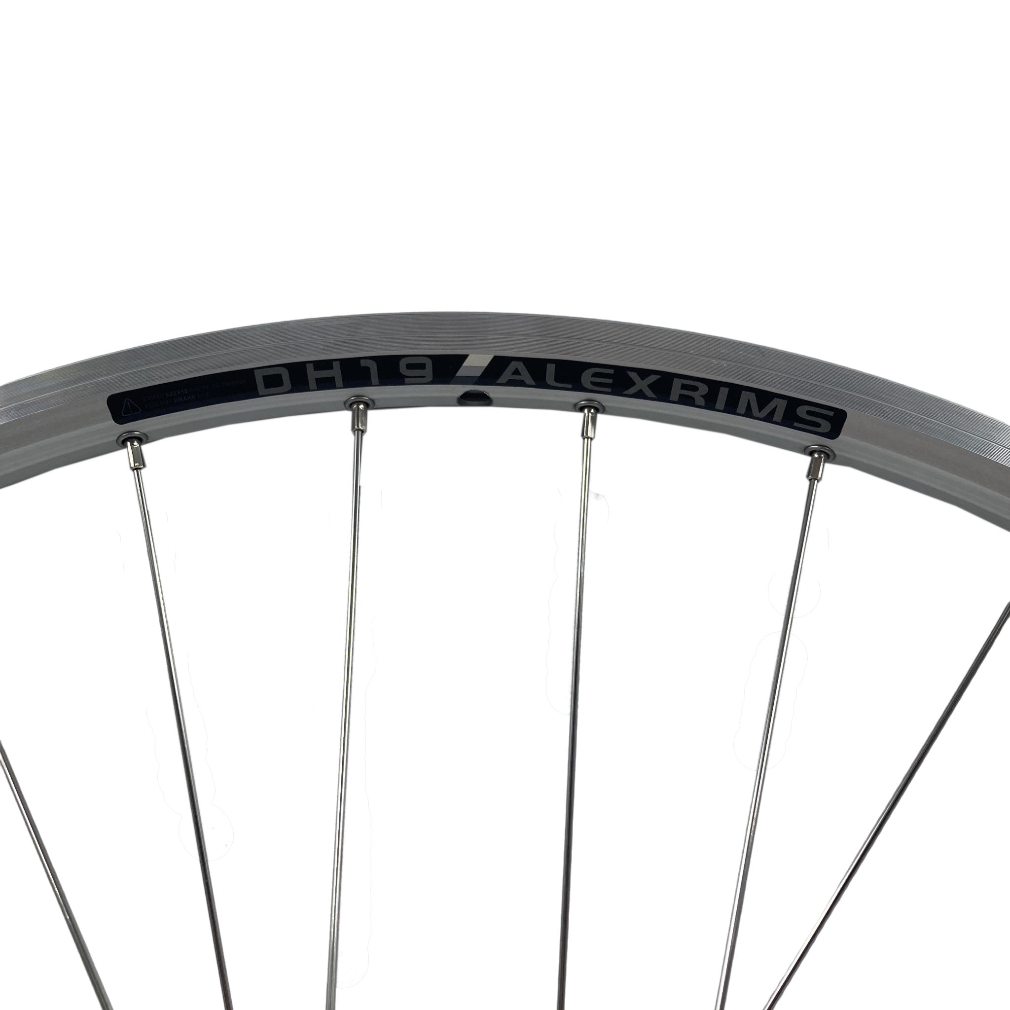 Alex DH19 700c Silver Hybrid Rear Wheel HG Cassette Type QR | The