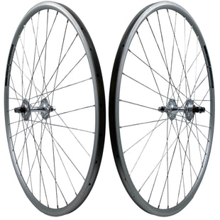 Alex R450 700c KT Track Fixed Gear Freewheel Wheelset Silver