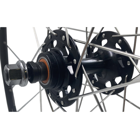 Alex R450 700c Black Formula Track Fixed Gear Freewheel Sealed Bearing Wheelset