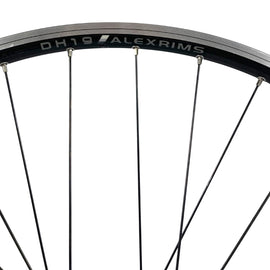 Alex DH19 700 Black QR 9x100 10x135mm Cassette Type 8-10 Speed Wheelset - 0