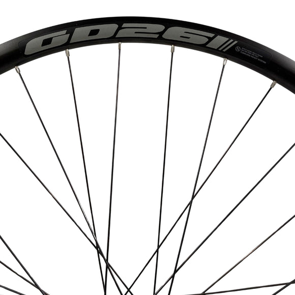 Alex GD26 Black 700/29" Front Tubeless Disc Gravel Wheel QR  9x100 Alex