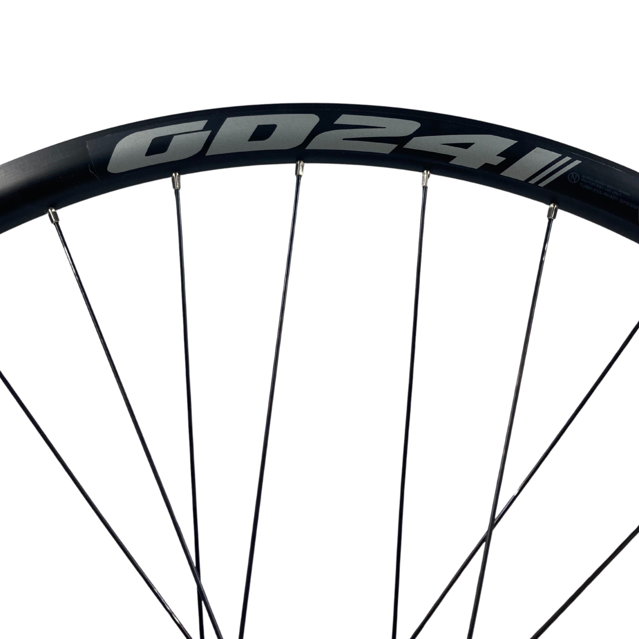 Alex GD24 700 Black Rear Tubeless Ready Disc Cassette Type Wheel QR 10x135