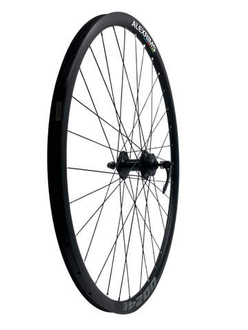 Alex GD24 700c 9x100 Front QR Tubeless Disc Wheel Black Alex
