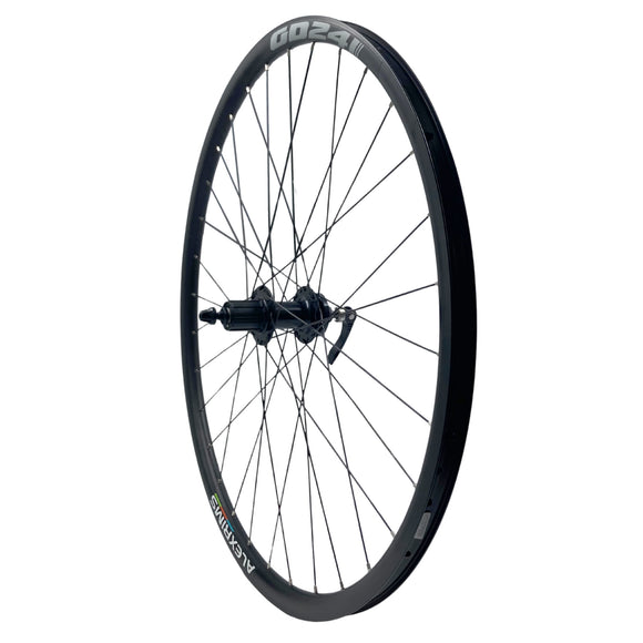 Alex GD24 700 Black Rear Tubeless Ready Disc Cassette Type Wheel QR 10x135