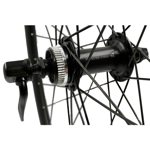 Alex GD26 Black 700/29" Front Tubeless Shimano QC-300  Centerlock Disc Gravel Wheel QR 9x100 Alex