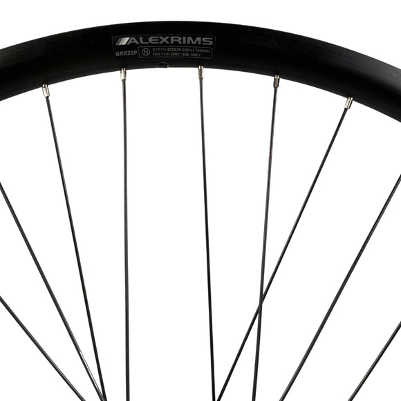 Alex GRX25P 700c 10x135 Rear QR Shimano HG Tubeless Centerlock Disc Wheel Alex