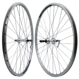 Alex EN24 26-inch Formula Freewheel Type QR Wheelset Silver