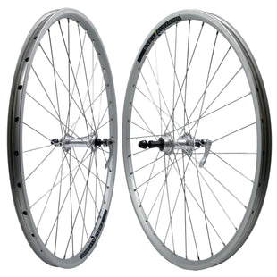 Alex EN24 26-inch Formula Freewheel Type QR Wheelset Silver