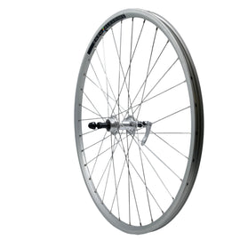 Alex EN24 26-inch Formula Rear Freewheel Type QR Wheel Silver
