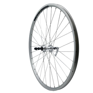 Alex EN24 26-inch Formula Rear Freewheel Type QR Wheel Silver