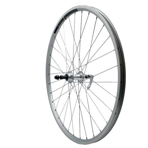 Alex EN24 26-inch Formula Rear Freewheel Type QR Wheel Silver