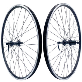 Alex EN24 26-inch Black Shimano Front 9x100 Rear 10x135 HG Cassette Wheelset
