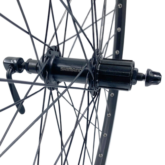 Alex EN24 26-inch Shimano TX500 10x135 HG Cassette Rear Wheel Black