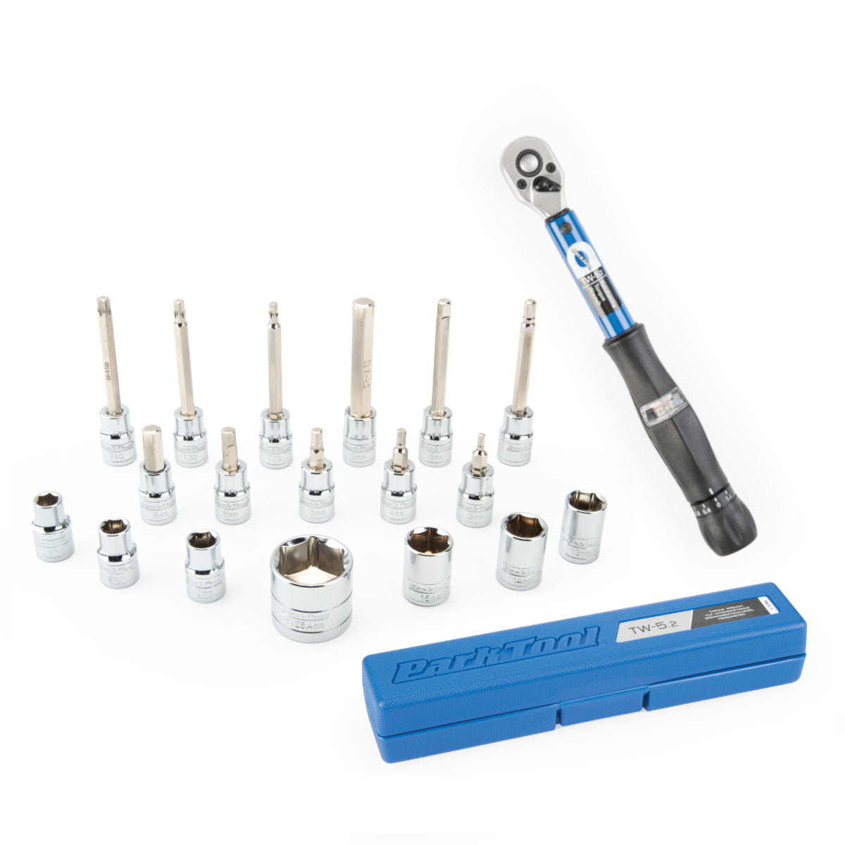 Park Tool TW-5.2 and SBS-1.2 Socket / Hex Bit and Torque Wrench Kit