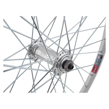 Weinmann 519 26-inch 9x100 QR Silver Front Wheel w/ Stainless Spokes Weinmann