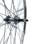 27 Inch Classic Chrome Wheelmaster Bolt-on Steel Rear Freewheel type Bike Wheel-3