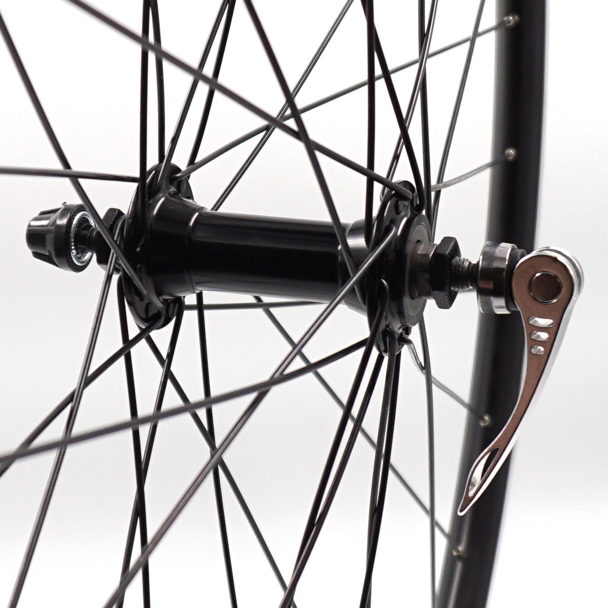Alex AT470 Black 700c Front QR 9x100 Doublewall Wheel | The Bikesmiths
