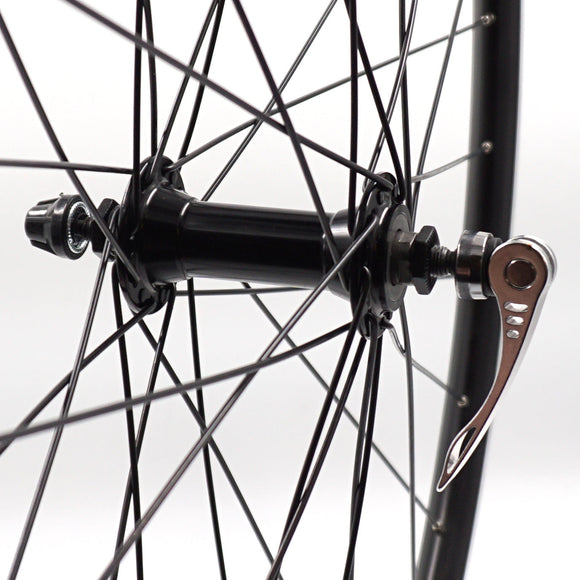 Alex AT470 Black 700c Front QR 9x100 Doublewall Wheel Alex