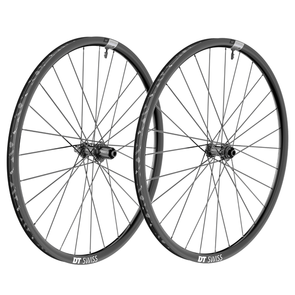 DT Swiss HG1800 Spline 700c 12x100 TA Front 12x142 TA Rear DT370 HG12 Tubeless Centerlock Wheelset