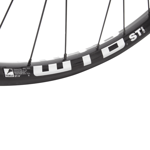 WTB ST TCS 2.0 i30 27.5-Inch 15x110 TA Front Boost 12x148 TA Rear Boost XDR Tubeless Disc Wheel - The Bikesmiths