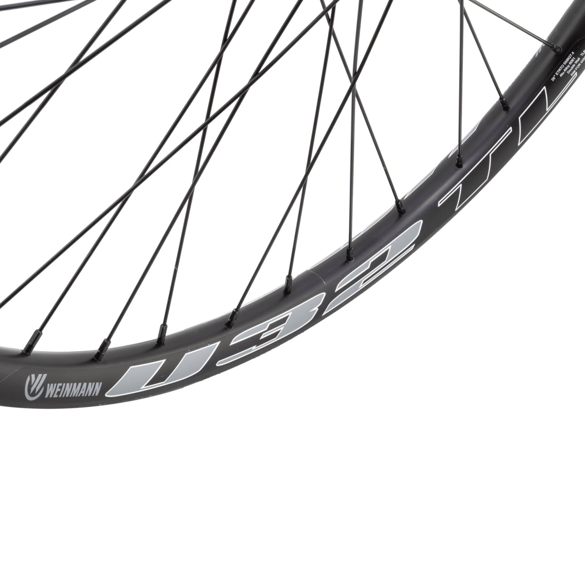 Weinmann U32TL 26-inch QR Shimano HG Type Tubeless 6-Bolt Disc Wheelset