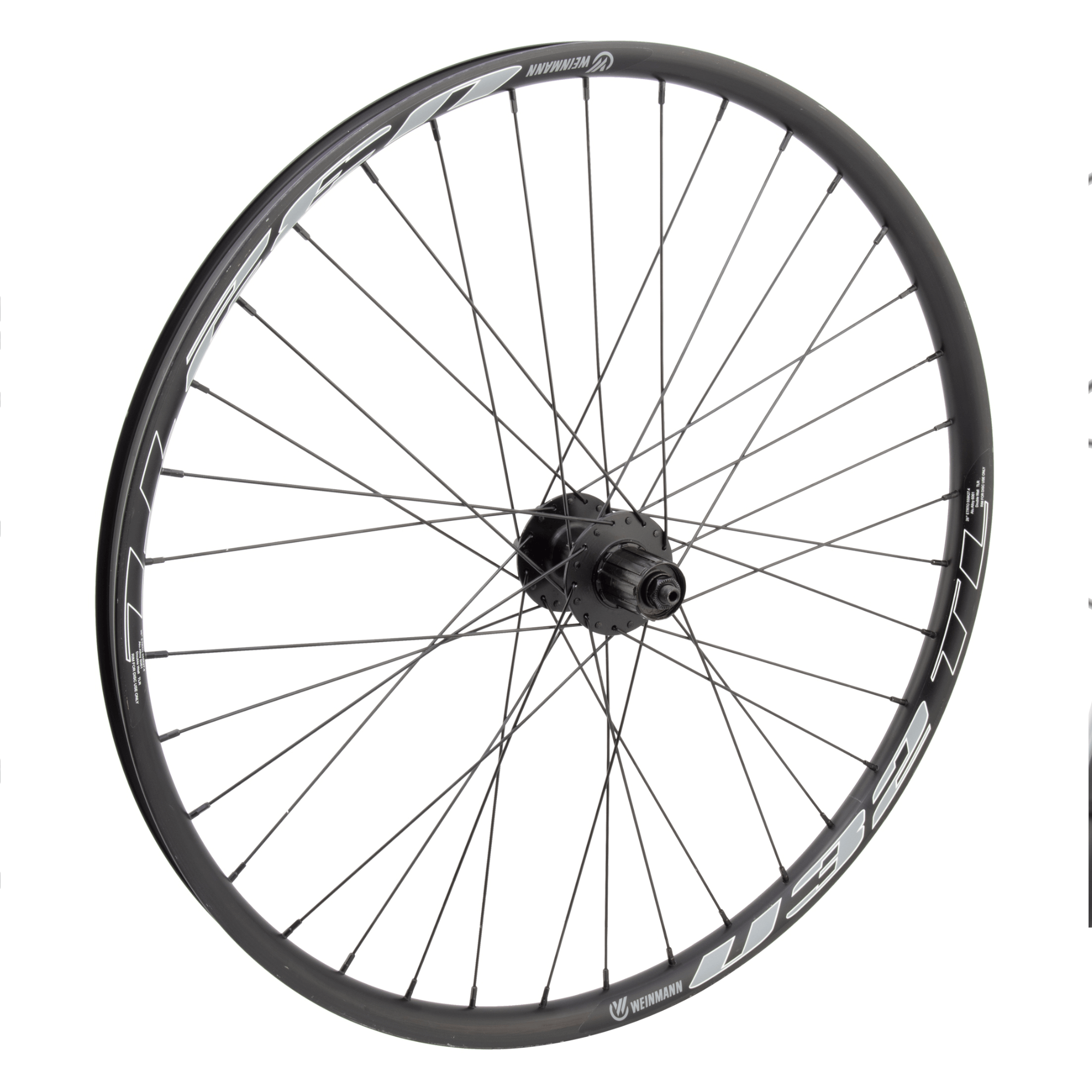 Weinmann U32TL 26-inch QR Shimano HG Type Tubeless 6-Bolt Disc Wheelset